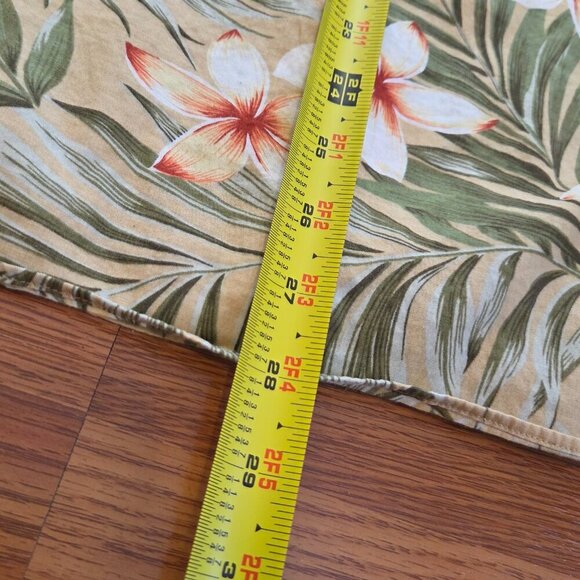 J Crew Men's Linen Shirt Size L Hawaiian Floral Tropical Classic Fit Multicolor - Picture 11 of 11